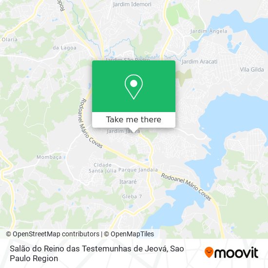 Salão do Reino das Testemunhas de Jeová map