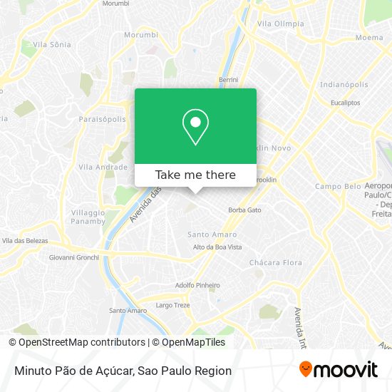 Minuto Pão de Açúcar map