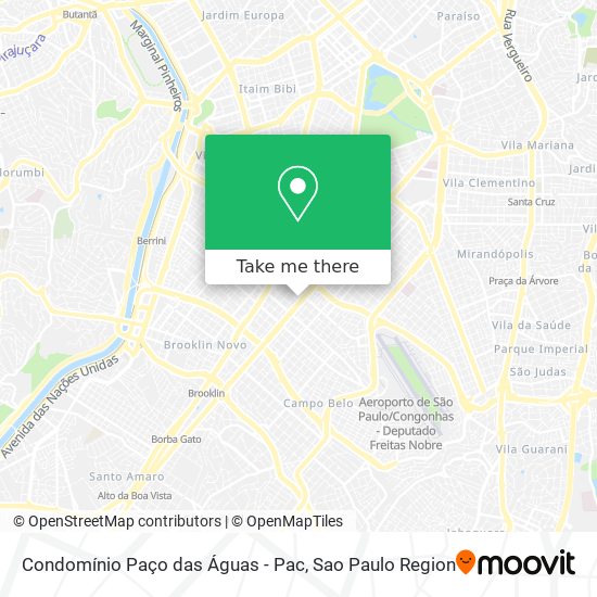 Condomínio Paço das Águas - Pac map