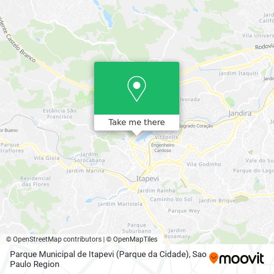 Parque Municipal de Itapevi (Parque da Cidade) map