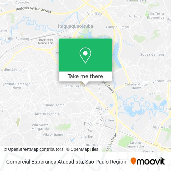 Comercial Esperança Atacadista map