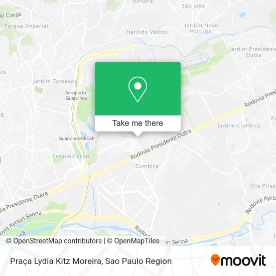 Praça Lydia Kitz Moreira map