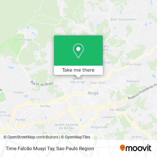 Time Falcão Muayi Tay map
