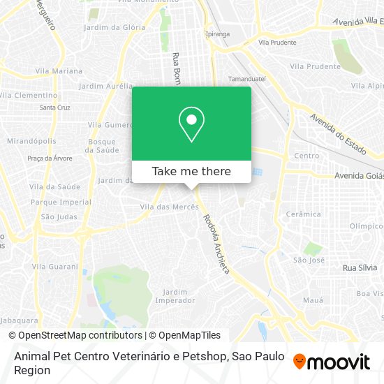 Animal Pet Centro Veterinário e Petshop map