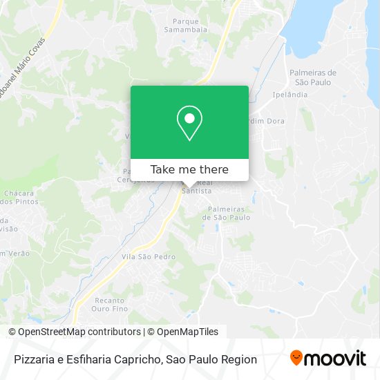 Pizzaria e Esfiharia Capricho map