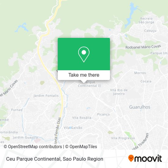 Ceu Parque Continental map