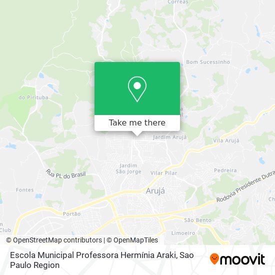 Escola Municipal Professora Hermínia Araki map