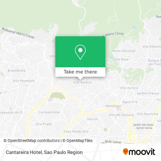 Mapa Cantareira Hotel