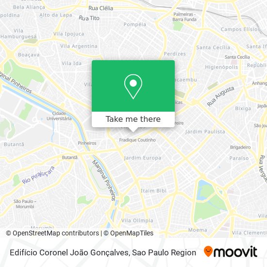 Mapa Edifício Coronel João Gonçalves