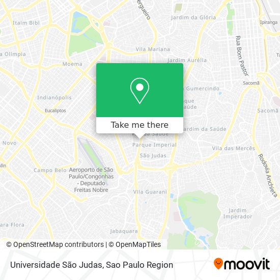 Universidade São Judas map