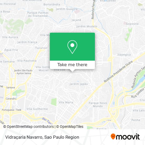 Vidraçaria Navarro map