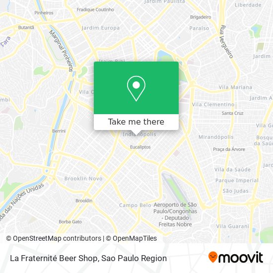 La Fraternité Beer Shop map