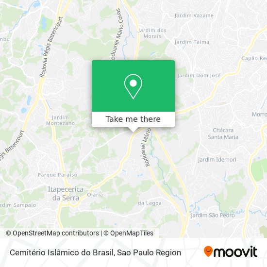 Cemitério Islâmico do Brasil map