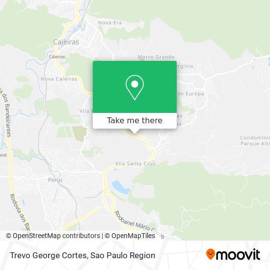 Trevo George Cortes map