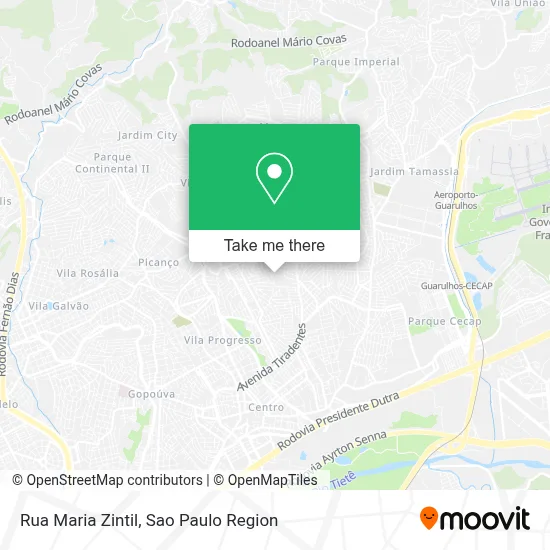 Rua Maria Zintil map