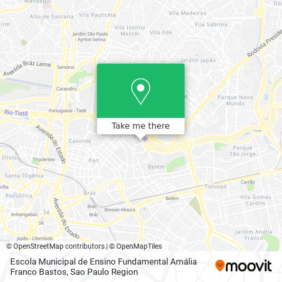 Escola Municipal de Ensino Fundamental Amália Franco Bastos map