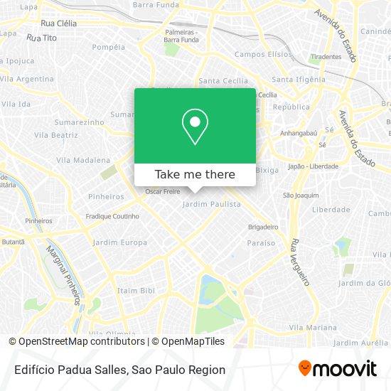 Edifício Padua Salles map