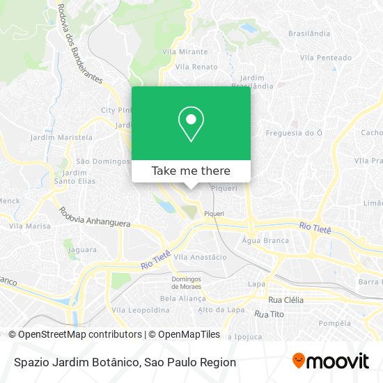 Spazio Jardim Botânico map