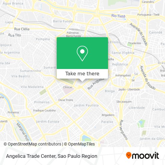 Angelica Trade Center map