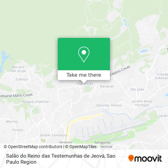 Salão do Reino das Testemunhas de Jeová map