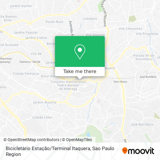Bicicletário Estação / Terminal Itaquera map