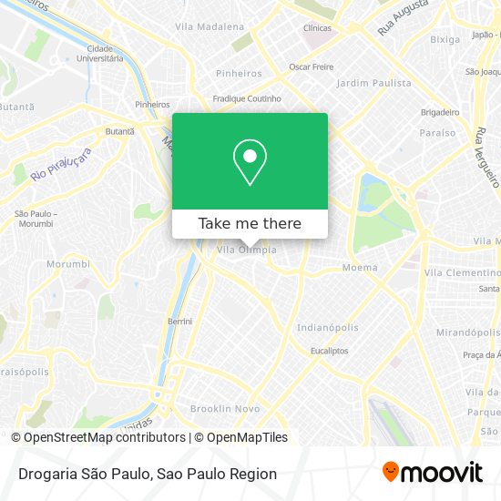 Mapa Drogaria São Paulo