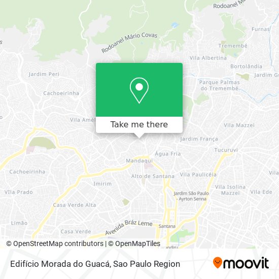 Mapa Edifício Morada do Guacá