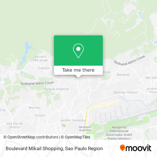 Mapa Boulevard Mikail Shopping