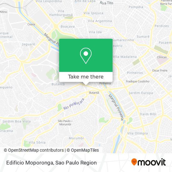Edifício Moporonga map