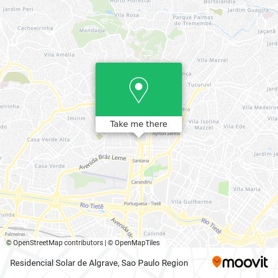 Mapa Residencial Solar de Algrave