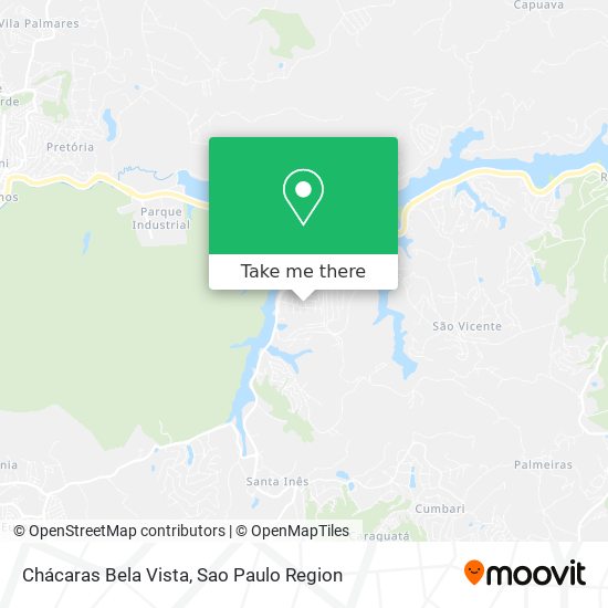 Chácaras Bela Vista map