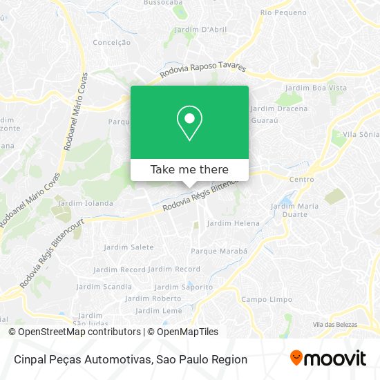 Cinpal Peças Automotivas map