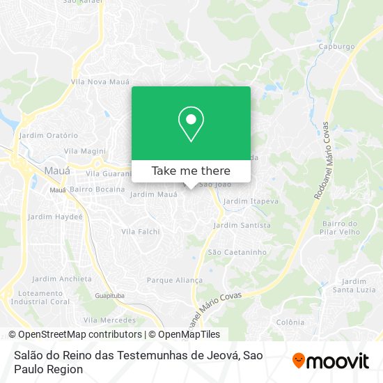 Salão do Reino das Testemunhas de Jeová map