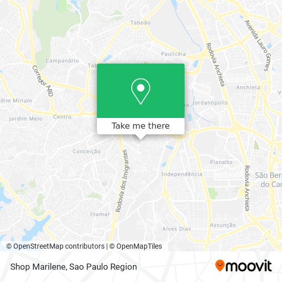 Mapa Shop Marilene