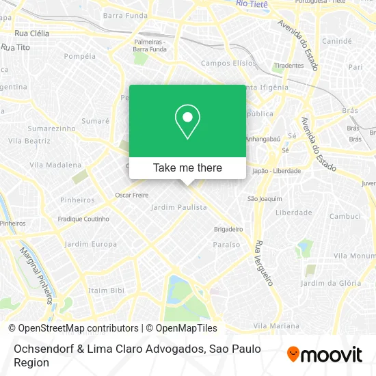 Ochsendorf & Lima Claro Advogados map