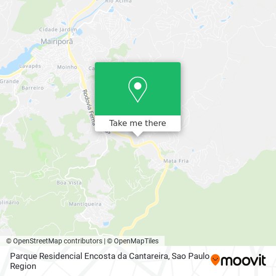 Parque Residencial Encosta da Cantareira map