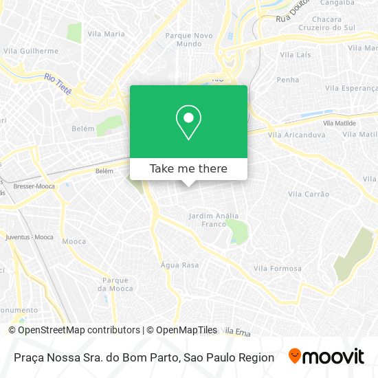 Mapa Praça Nossa Sra. do Bom Parto