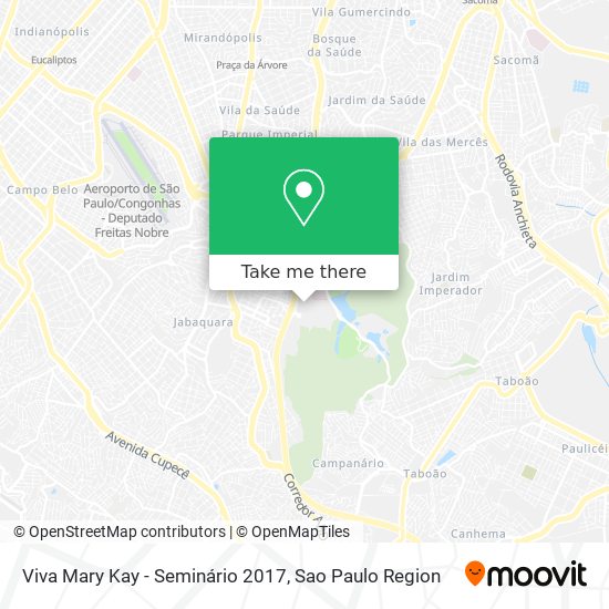 Viva Mary Kay - Seminário 2017 map