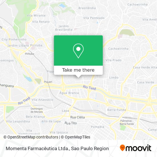 Mapa Momenta Farmacêutica Ltda.