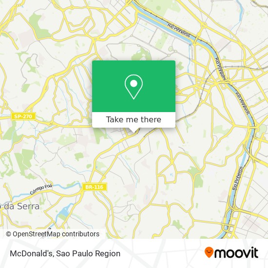 Mapa McDonald's