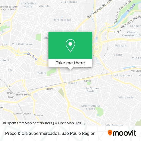 Preço & Cia Supermercados map