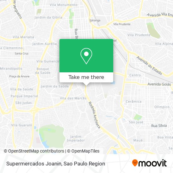 Supermercados Joanin map