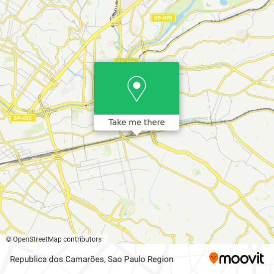 Republica dos Camarões map