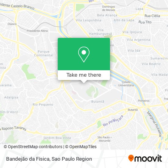 Bandejão da Física map