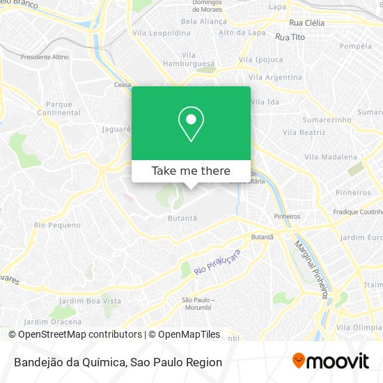 Mapa Bandejão da Química