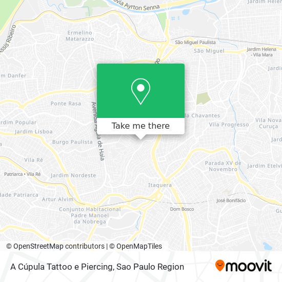 Mapa A Cúpula Tattoo e Piercing