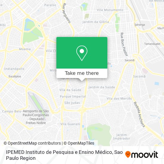 IPEMED Instituto de Pesquisa e Ensino Médico map