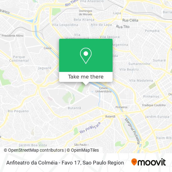 Anfiteatro da Colméia - Favo 17 map