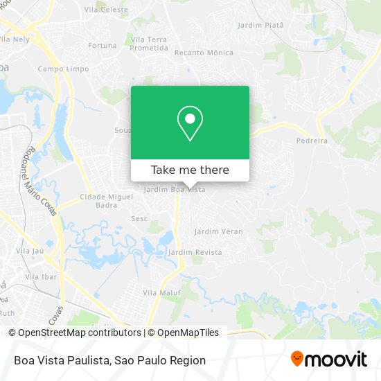 Mapa Boa Vista Paulista