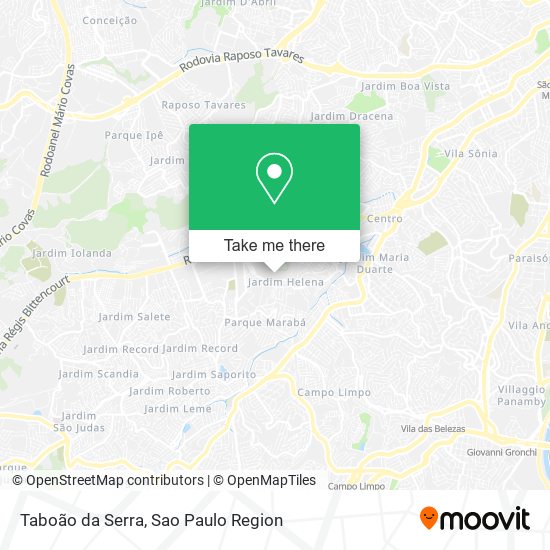 Taboão da Serra map